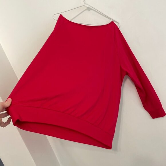 TORRID 2 Plus Size Off Shoulder Lt Weight French Terry Embroidered Sweatshirt 2X - Picture 14 of 14